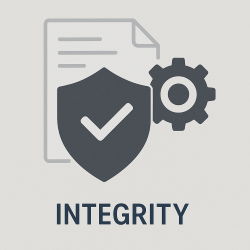 schutzziel Integrity. Das Thema Informationssicherheit umfasst das Schutzziel, durch wirksamen Schutz, moderne Sicherheitstechnik, ganzheitlichen Brandschutz und ein strukturiertes ISMS die Anforderungen der DSGVO im Unternehmen zu erfüllen und nachhaltige Protection zu gewährleisten.